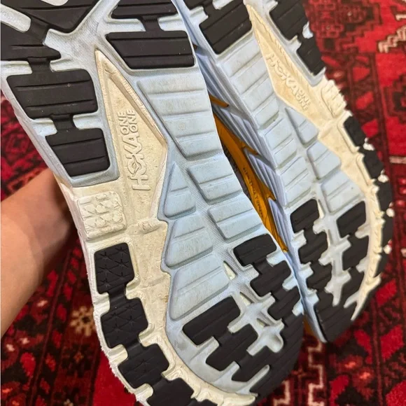 Hoka Men's Gaviota 4 Running Shoe in Castlerock / Anthracite Sneakers - Picture 6 of 9